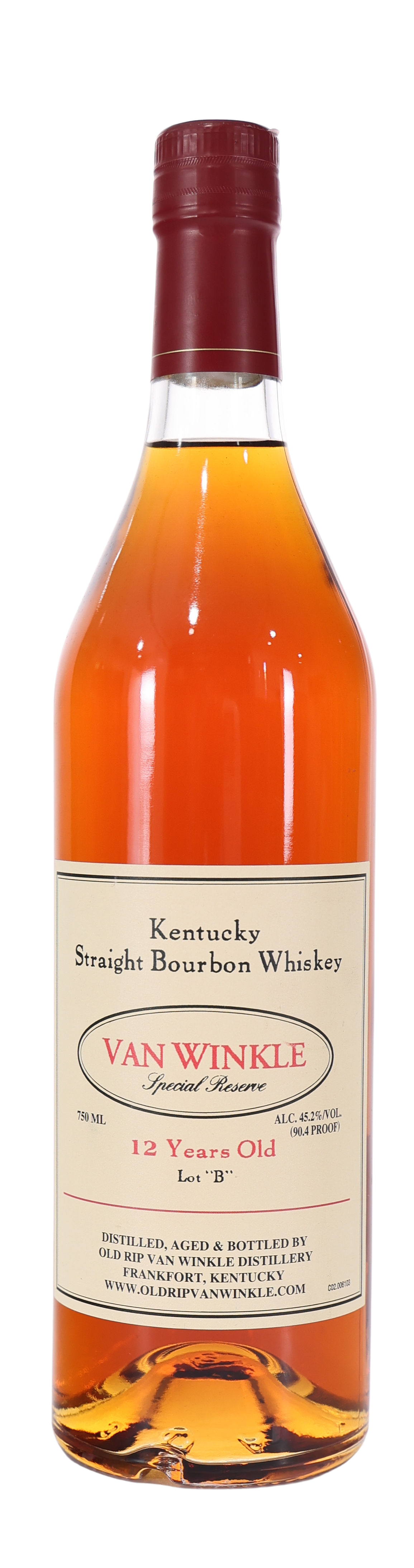 Van Winkle 12yr Special Reserve Lot B Bourbon Whiskey 750ml